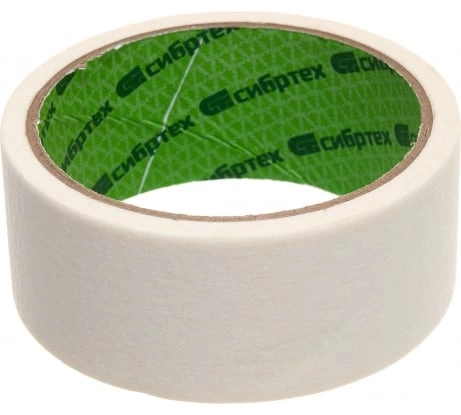 Лента малярная 23мм х 25м, бум.основа Сибртех фото 1