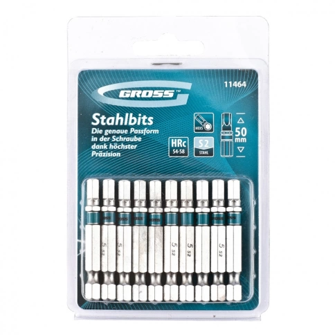 Биты HEX, сталь S2 Gross фото 8