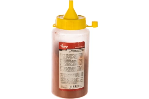 Краска разметочная для отбойного шнура, 115гр. красная фото 1