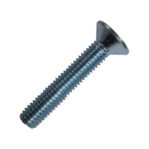 Винт потай 12х80 мм с внутр. шестигр. DIN 7991 класс прочности 10.9, полная резьба, оцинкованная фото 1