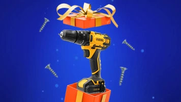 Розыгрыш шуруповёрта DENZEL